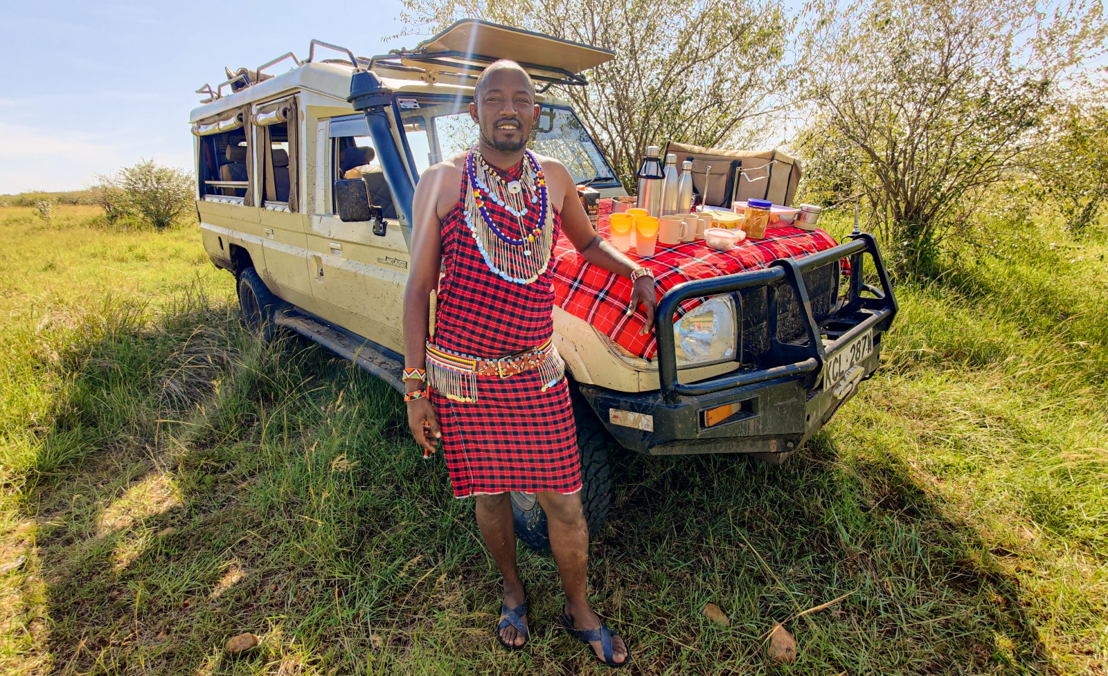 Safari guide picnic